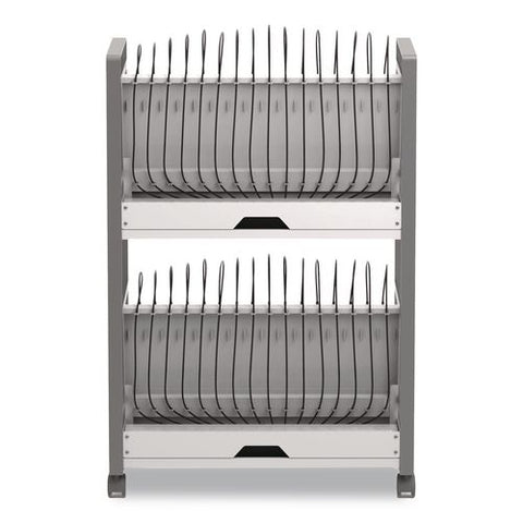 32 Bay Open Charging Cart For 32 Devices, 27 X 14.75 X 39.75