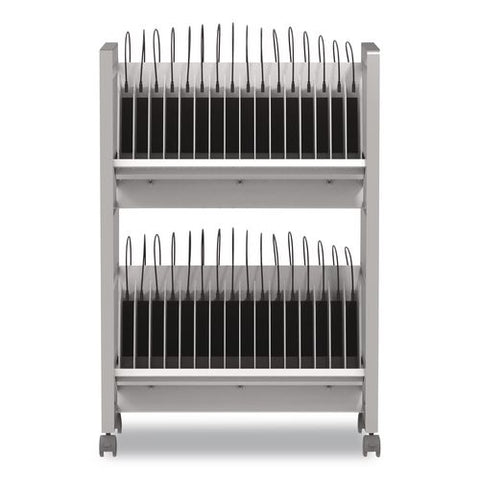 32 Bay Open Charging Cart For 32 Devices, 27 X 14.75 X 39.75