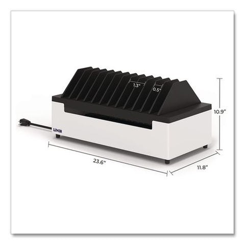 12 Port Usb-c Charging Station For 12 Devices, 23.6 X 14 X 10.9