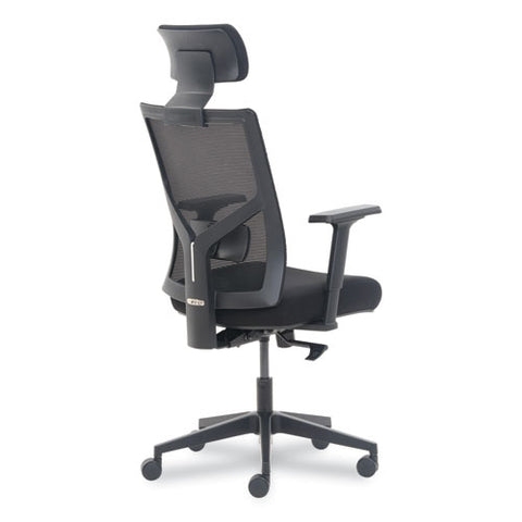 Mesh Back Molded Foam Task Chair, Supports Up To 275 Lb, Black Seat/back