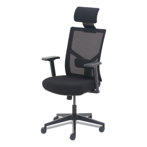 Mesh Back Molded Foam Task Chair, Supports Up To 275 Lb, Black Seat/back