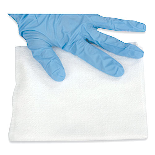 Disposable Microfiber Cloths, 12 X 12, White, 500/carton