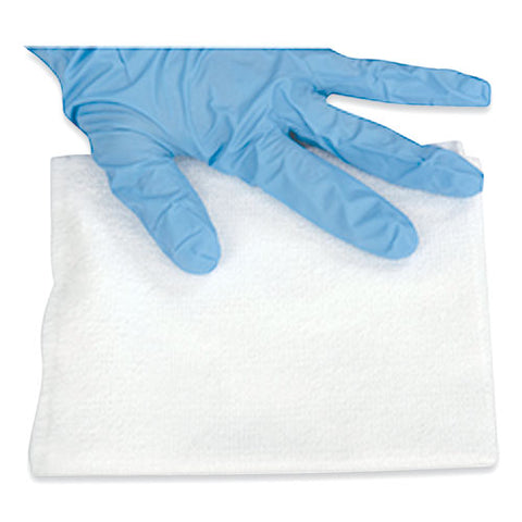 Disposable Microfiber Cloths, 12 X 12, White, 500/carton