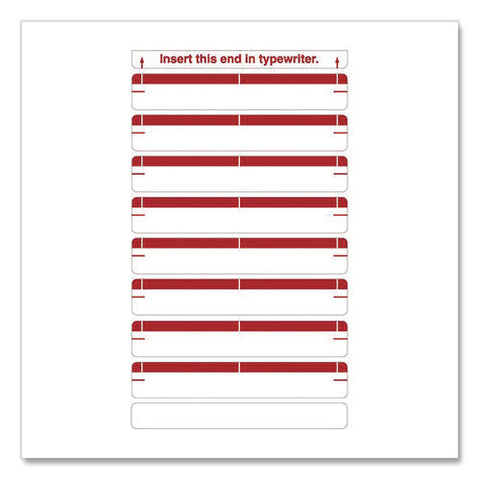 Type-on Write-on Sheet Style Labels, 8 Labels/sheet, 31 Sheets/pack