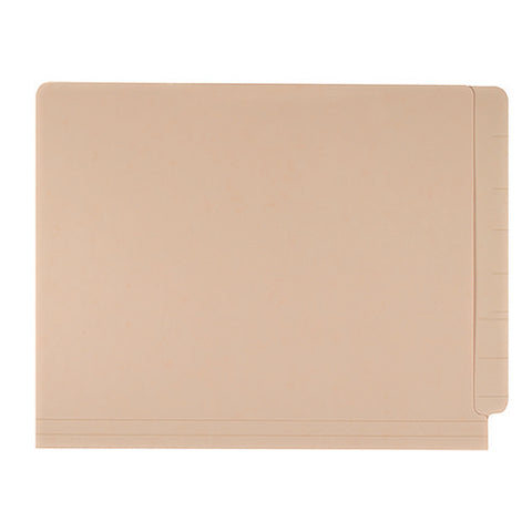 Economy End Tab File Folder, Straight Tabs, Letter Size, 0.75" Expansion, Manila, 100/box