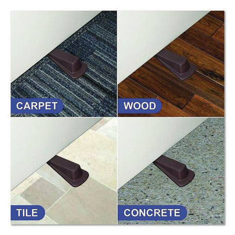 Big Foot Doorstop, Brown, 12/carton