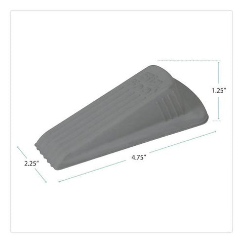 Big Foot Doorstop, Gray, 12/carton