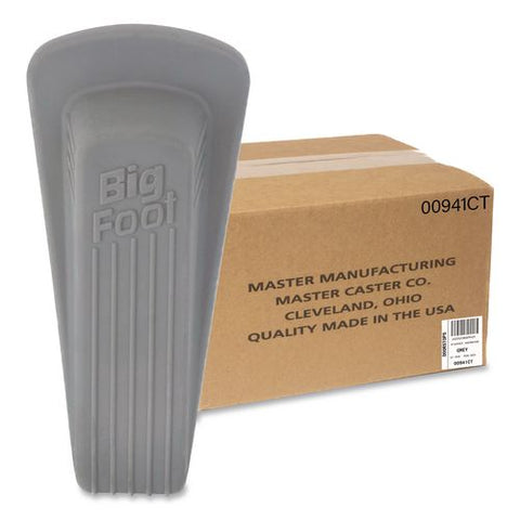 Big Foot Doorstop, Gray, 12/carton
