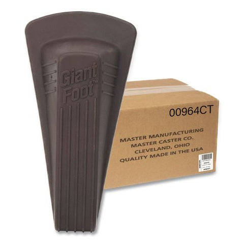 Giant Foot Doorstop, Brown, 6/carton