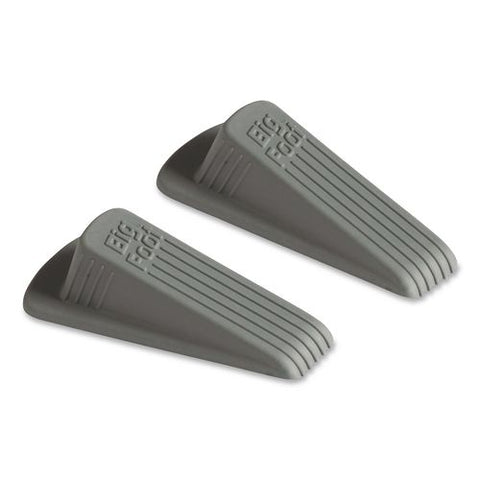 Big Foot Doorstop, Gray, 2/pack, 6 Packs/carton