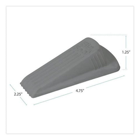 Big Foot Doorstop, Gray, 2/pack, 6 Packs/carton
