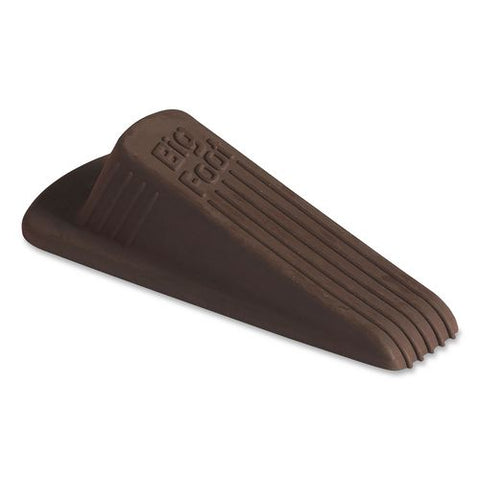 Big Foot Doorstop, Brown, Bulk Pack, 12/carton