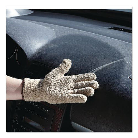 Cleengreen Microfiber Cleaning And Dusting Gloves, 6 Pairs/carton
