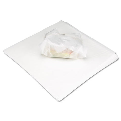 Deli Wrap Dry Waxed Paper Flat Sheets, 12 X 12, White, 1,000/pack, 5 Packs/carton