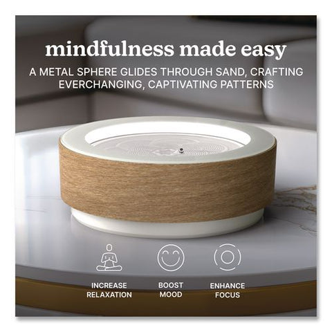 Drift Premium Wood Sand Table, 10" Diameter X 3.42"h, White Ash