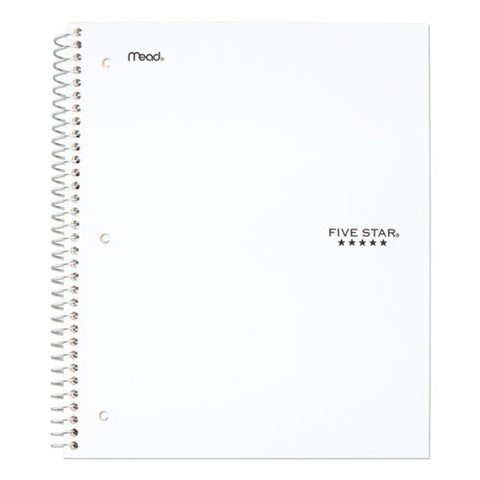 Wirebound Notebook With Eight Pockets, 5-subject, Medium/college Rule, Randomly Assorted Cover Color, (200) 11 X 8.5 Sheets