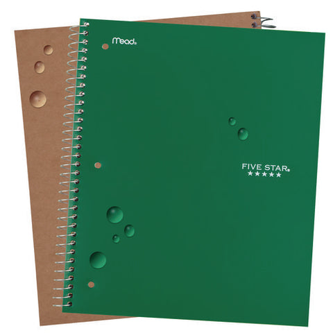 Wirebound Notebook With Four Pockets, 3-subject, Medium/college Rule, Randomly Assorted Cover Color, (150) 11 X 8.5 Sheets