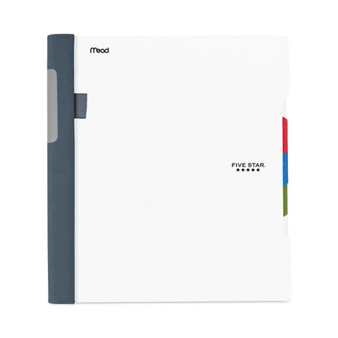 Advance Wirebound Notebook, Six Pockets, 3-subject, Medium/college Rule, Randomly Assorted Cover Color, (150) 11 X 8.5 Sheets
