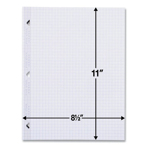 Reinforced Filler Paper Plus Study App, 3-hole, 8.5 X 11, College Rule, 80/pack