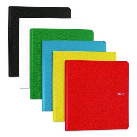 1" Plastic Binder, 3 Rings, 1" Capacity, 11 X 8.5, Randomly Assorted Color