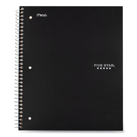 Wirebound Notebook With Eight Pockets, 5-subject, Wide/legal Rule, Randomly Assorted Cover Color, (200) 10.5 X 8 Sheets