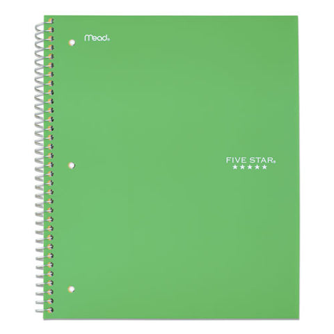 Wirebound Notebook With Eight Pockets, 5-subject, Wide/legal Rule, Randomly Assorted Cover Color, (200) 10.5 X 8 Sheets