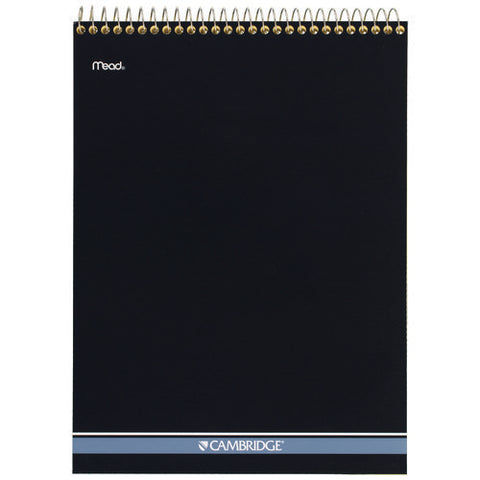 Stiff-back Wire Bound Notepad, Wide/legal Rule, Canary/blue Cover, 70 Canary-yellow 8.5 X 11.5 Sheets