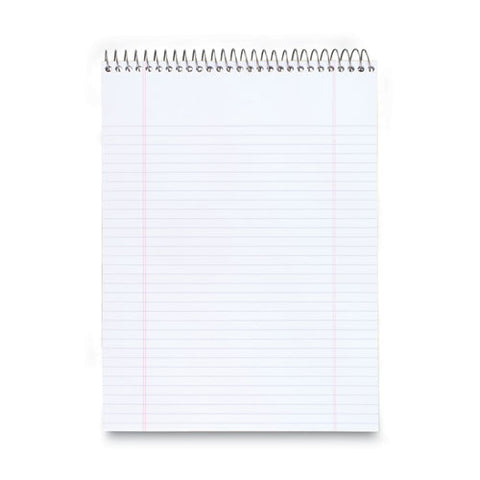 Stiff-back Wire Bound Notepad, Medium/college Rule, Navy Cover, 70 White 8.5 X 11.5 Sheets