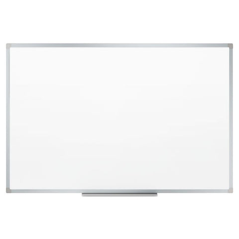 Dry Erase Board With Aluminum Frame, 72" X 48", White Surface, Satin Aluminum Frame