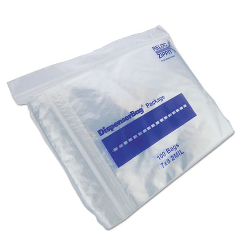 Plastic Zipper Bags, 32 Oz, 7" X 8", Clear, 1,000 Bags/box, 2 Boxes/carton