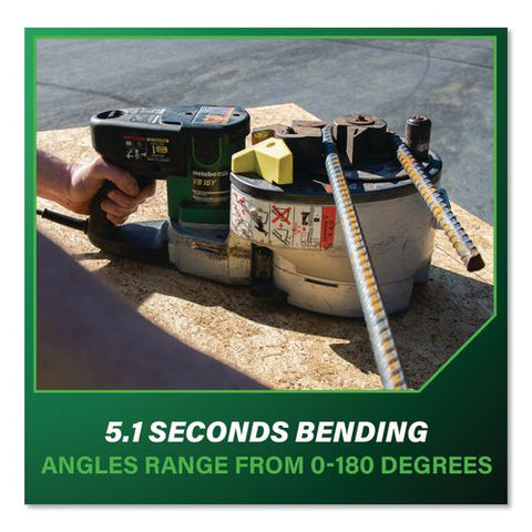 8 Amp Variable Speed Portable Rebar Cutter And Bender, Cuts/bends #3 To #5 Grade 60 Rebar