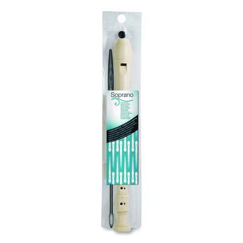 Soprano School Recorder, Plastic, Beige