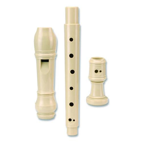 Soprano School Recorder, Plastic, Beige