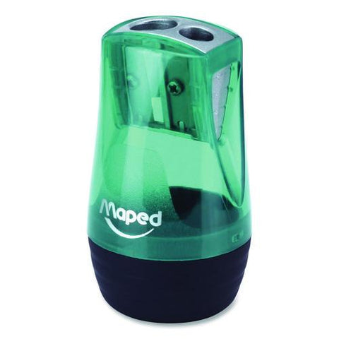 Tonic 2-hole Canister Pencil Sharpener, 3.74 X 1.6 X 4.92, Randomly Assorted Colors