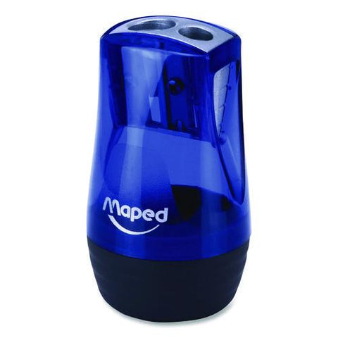 Tonic 2-hole Canister Pencil Sharpener, 3.74 X 1.6 X 4.92, Randomly Assorted Colors