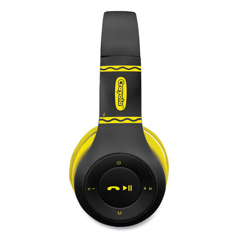 Boost Active Wireless Headphones, Black/yellow