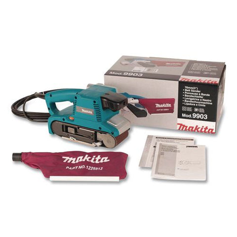 3" X 21" Belt Sander, Variable Speed, 1,440 Rom Max, 3 X 21 Belt, 8.8 Amps