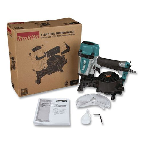 1 3/4" Roofing Nailer (reconditioned), 3/4" To 1 3/4" Nails, Teal/black/gray