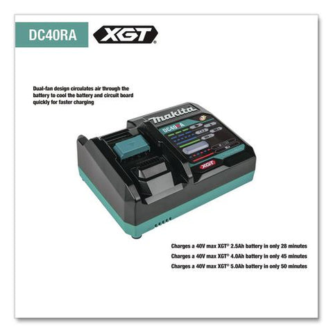 40v Max Xgt Lithium-ion Brushless 15" Cordless String Trimmer Kit, (reconditioned), 68.25" Length, Teal/black/silver