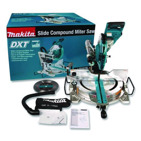 Ls1019l 10" Dual-bevel Sliding Compound Miter Saw With Laser, 3,200 Rpm, -48 To +48 Degree Bevel, -60 To +60 Degree Miter