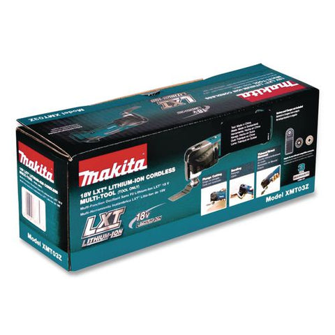 Lxt 18v Cordless Lithium-ion Multi-tool (bare Tool) With Plunge Cut Blade And 2 Adapters, Variable Speed, 6,000 To 20,000 Opm