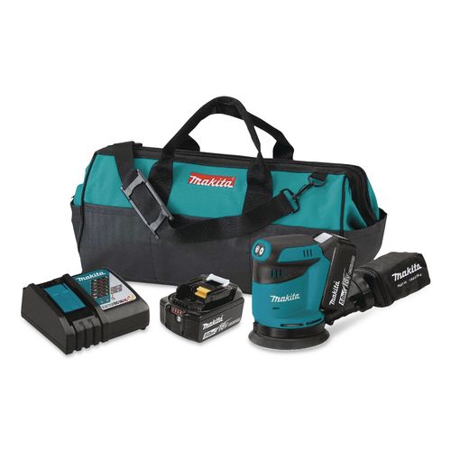 18v Lxt Lithium-ion 5" Cordless Random Orbit Sander Kit, (reconditioned), 3 Speeds