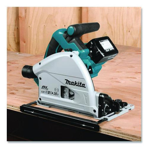 18v X2 (36v) Lxt Brushless Lithium-ion 6.5" Cordless Plunge Circular Saw Kit With Batteries, 6,300 Rpm, 0 To +48 Degree Bevel