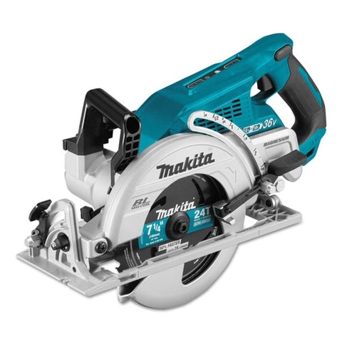 18v X2 (36v) Lxt Brushless 7.25" Cordless Rear Handle Circular Saw Kit With Batteries, 5,100 Rpm, 0 To +53 Degree Bevel Range