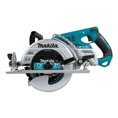 18v X2 (36v) Lxt Brushless 7.25" Cordless Rear Handle Circular Saw Kit With Batteries, 5,100 Rpm, 0 To +53 Degree Bevel Range