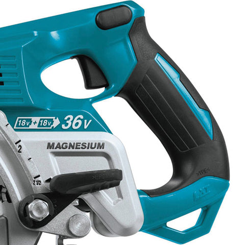 18v X2 (36v) Lxt Brushless 7.25" Cordless Rear Handle Circular Saw Kit With Batteries, 5,100 Rpm, 0 To +53 Degree Bevel Range