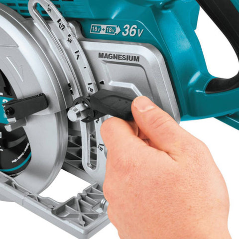18v X2 (36v) Lxt Brushless 7.25" Cordless Rear Handle Circular Saw Kit With Batteries, 5,100 Rpm, 0 To +53 Degree Bevel Range
