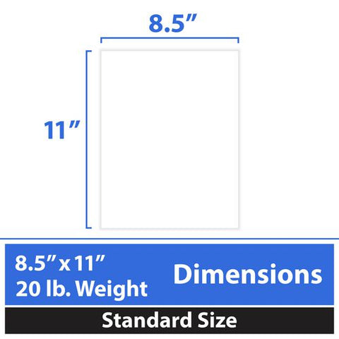 Multipurpose Copy Paper, 92 Bright, 20 Lb Bond Weight, 8.5 X 11, White, 500 Sheets/ream, 8 Reams/carton
