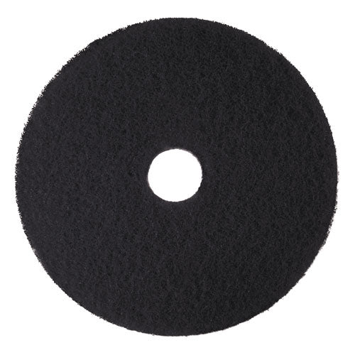 Low-speed High Productivity Floor Pads 7300, 18" Diameter, Black, 5/carton