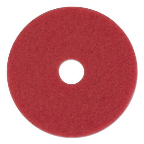 Low-speed Buffer Floor Pads 5100, 20" Diameter, Red, 5/carton